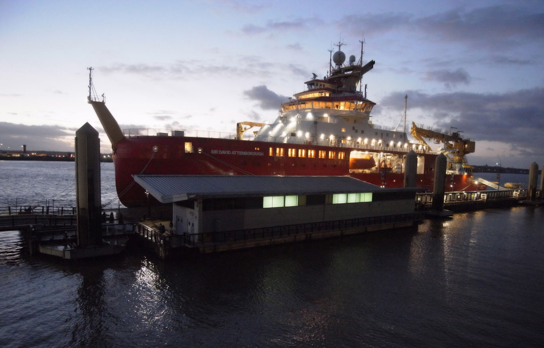 RRS Sir David Attenborough in Liverpool
